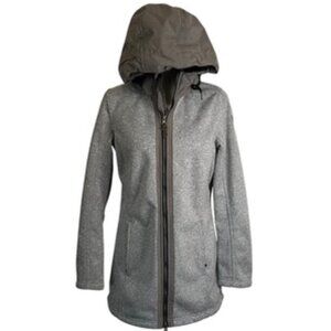 Killtec Jacket Women’s Size 8 Knitted Full Zip Hooded‎ Fleece Lined